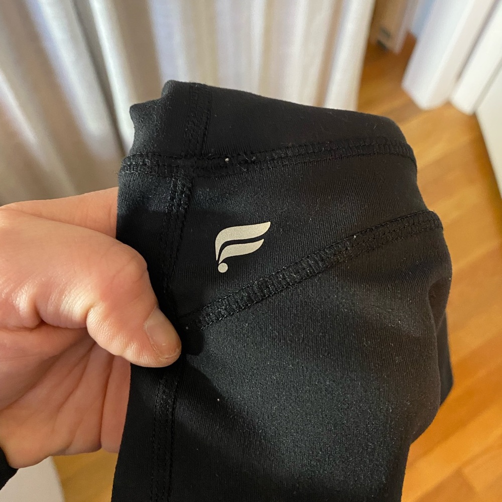 Black Fabletics Leggings No Pockets Size Large